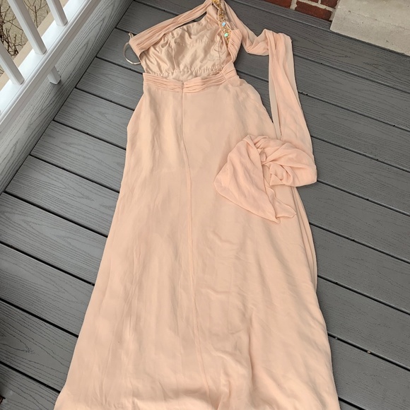 Mac Duggal Float One Shoulder Open Back Gown - Picture 7 of 14